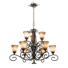 Kalco 5535TO/1502 - Amelie 9 Light Chandelier