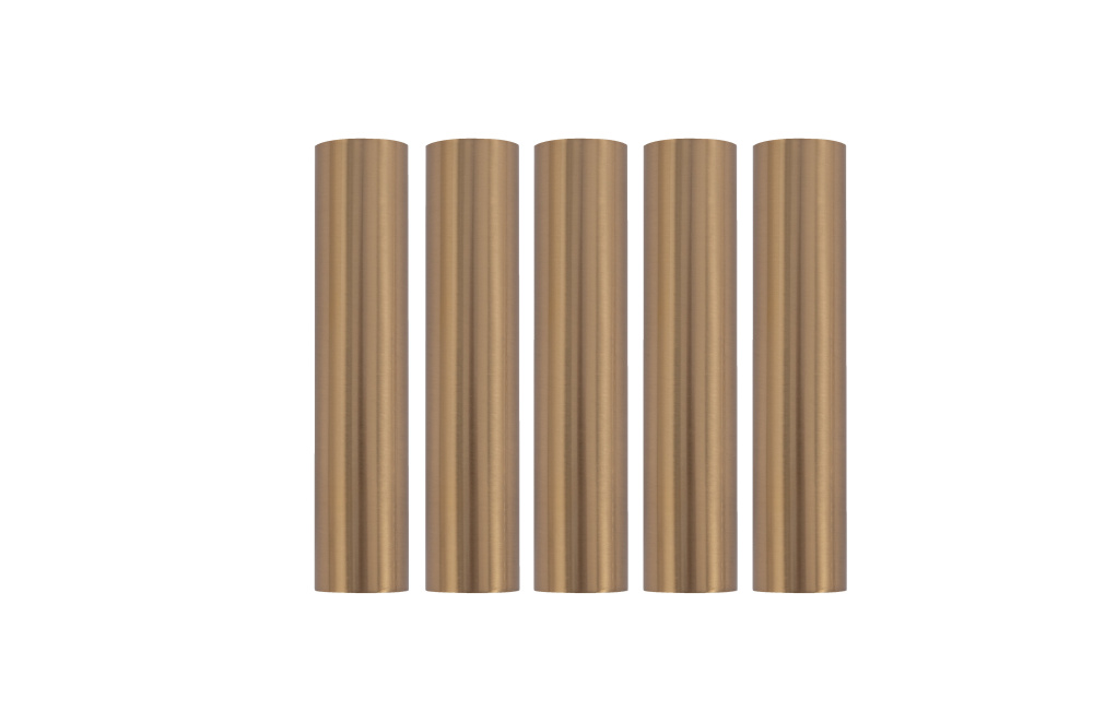 Set of 4 Satin Brass Candle Covers for 52936-FB or 52975-FB(fixture not included)