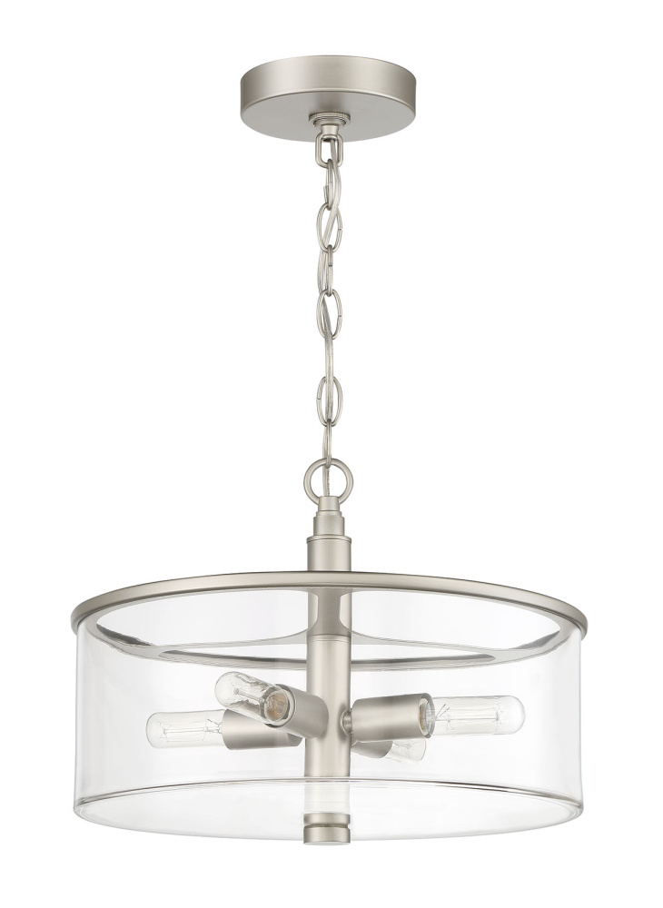 4 Light Convertible Semiflush