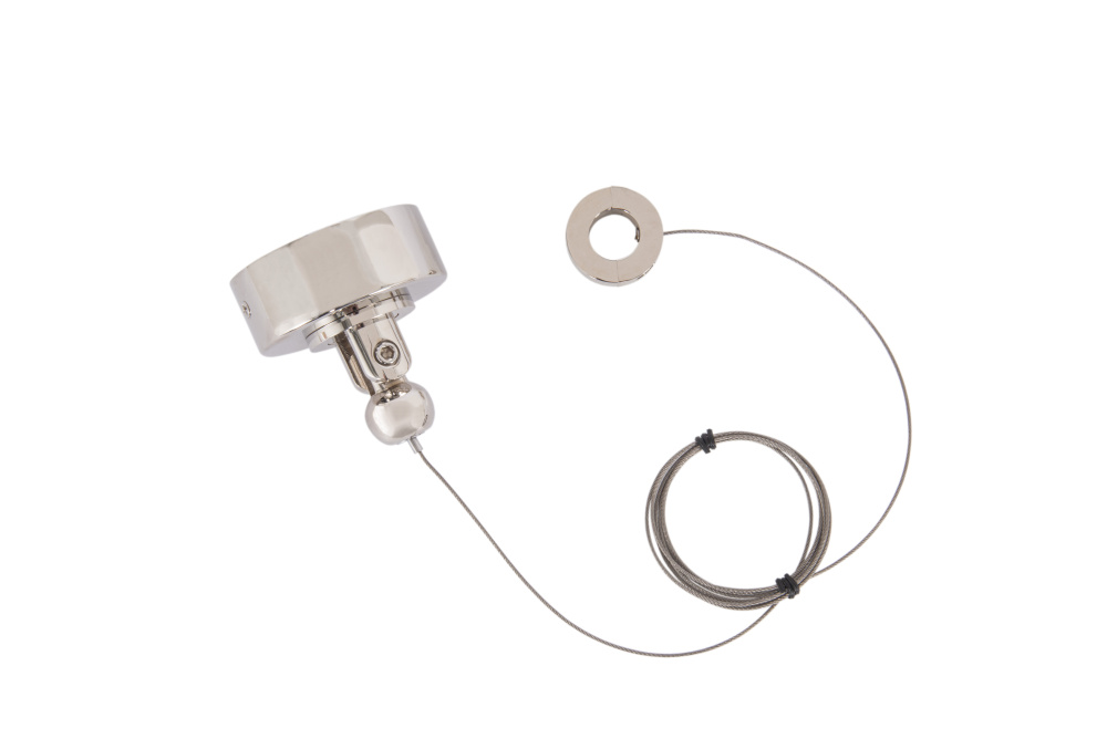 Swag Hook for Jackie Collection in Polished Nickel