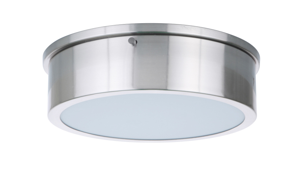Fenn 1 Light 11" LED Flushmount in Brushed Polished Nickel