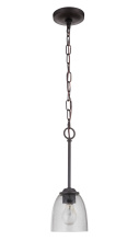 Craftmade 49991-ESP - Serene 1 Light Mini Pendant in Espresso
