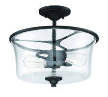 Craftmade 50452-FB - Gwyneth 2 Light Convertible Semi Flush in Flat Black