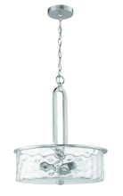 Craftmade 54293-BNK - Collins 3 Light Pendant in Brushed Polished Nickel