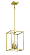 Craftmade 60634-SB - Signature Foyer 4 Light 14" Foyer in Satin Brass