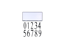Craftmade AP1000-FB-LED - LED Illuminated Address Plaque in Flat Black (Numbers Sold Separately)