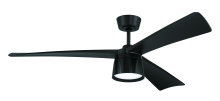 Craftmade CTO52FB3 - Canto 52" 3-Blade Indoor/Outdoor Rated Damp Ceiling Fan