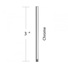 Craftmade DR3CH - 3" Downrod in Chrome