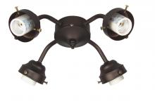 Craftmade F400-OB-LED - Universal 4 Light Fitter in Oiled Bronze