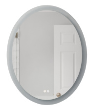 Craftmade MIR101-W - 30â€ x 24â€ x 1.8â€ Oval Back Lit LED Mirror, Defogger & Dimmer, 3000K/4000K/5000K