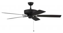 Craftmade P52ESP5-52ESPWLN - Pro Plus 52" 5-Blade Ceiling Fan in Espresso w/ Espresso/Walnut Blades