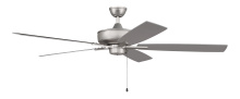 Craftmade S60BN5-60BNGW - 60" Super Pro 60 in Brushed Nickel w/ Brushed Nickel/Greywood Blades
