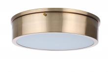 Craftmade X6713-SB-LED - Fenn 1 Light 13" LED Flushmount in Satin Brass