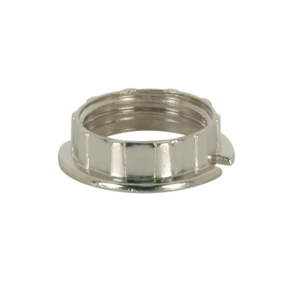Chrome Ring For Tubular Glass; 3/4" Inner Diameter; 1-1/6" Outer Diameter