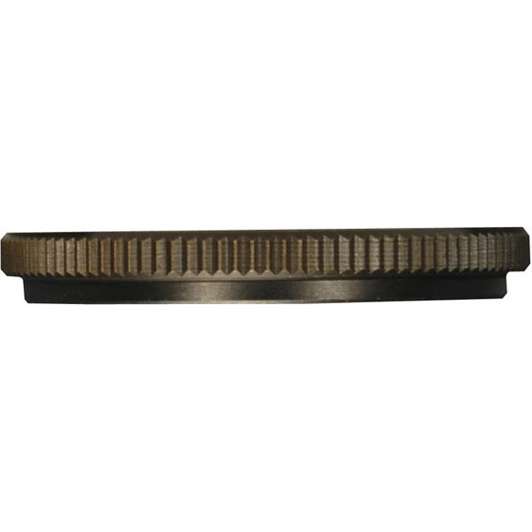 Stamped Solid Brass Uno Ring; Dark Antique Brass Finish; 1-1/4" Inner Diameter; 1-1/2" Outer