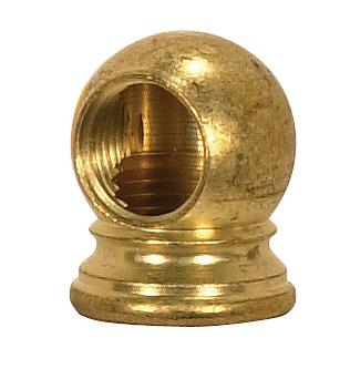 Brass Ball Armback; Unfinished; 5/8" x 3/4"; 1/8 IP x1/8 IP
