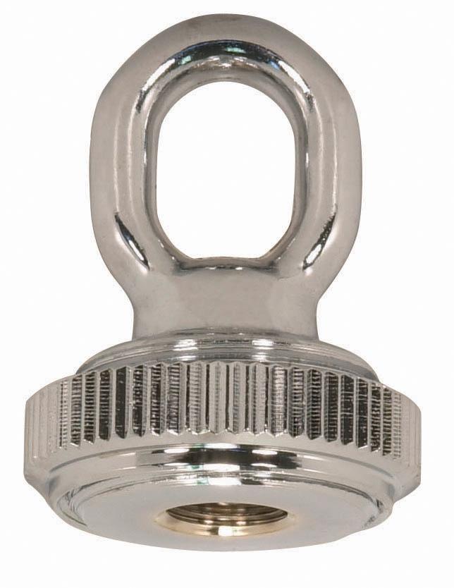 1/4 IP Heavy Duty Cast Brass Screw Collar Loops with Ring 1/4 IP Fits 1-1/4" Canopy Hole Ring