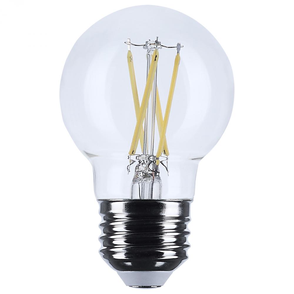 5.5 Watt G16.5 LED; Medium Base; Clear; 5000K CCT; 120 Volt