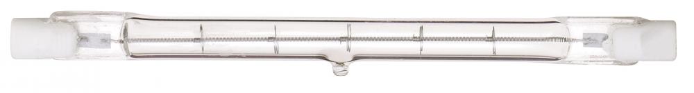 500 Watt; Halogen; T3; Clear; 1500 Average rated hours; 9500 Lumens; Double Ended base; 120 Volt;
