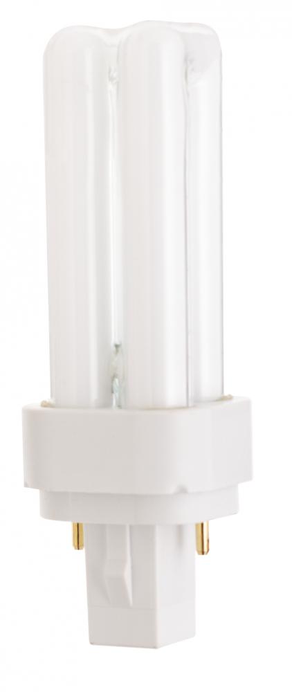 9 Watt; pin-based Double Twin Compact Fluorescent; 2700K; 82 CRI; G23-2 base