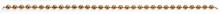 Satco Products Inc. 90/124 - #6 Beaded Chain; 1/8" Diameter; 100 Foot Spool; Brass Finish; Used On Pull Sockets And Switches