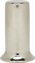 Satco Products Inc. 90/2455 - Steel Finial; 1/4-27; 1-1/2" Diameter; Nickel Plated