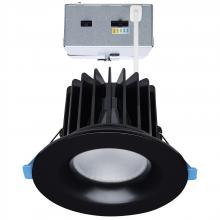 Satco Products Inc. S11671 - 16/20/24 Watt LED Remote Driver Downlight; 27K/30K/35K/40K/50K CCT; Field Selectable; Round; Black