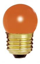 Satco Products Inc. S3610 - 7.5 Watt S11 Incandescent; Ceramic Orange; 2500 Average rated hours; Medium base; 120 Volt