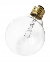Satco Products Inc. S3651 - 25 Watt G30 Incandescent; Clear; 2500 Average rated hours; 180 Lumens; Medium base; 120 Volt