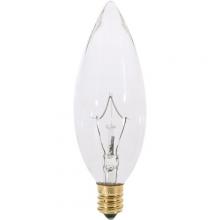 Satco Products Inc. S4711 - 25 Watt BA9 1/2 Incandescent; Clear; 1500 Average rated hours; 220 Lumens; European base; 120 Volt;