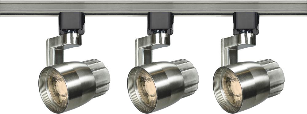 3 Light - Track Lighting Kit - 12 Watt LED per Head - 3000K - 4 foot Track - 36 degree - Round shape