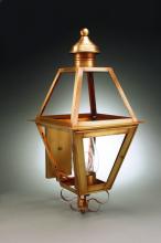 Northeast Lantern 1061-AC-CIM-CLR - Wall Antique Copper Medium Base Socket With Chimney Clear Glass