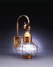 Northeast Lantern 2541-DAB-MED-OPT - Caged Onion Wall Dark Antique Brass Medium Base Socket Optic Glass