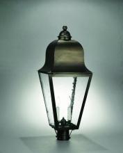 Northeast Lantern 6423-DAB-LT2-CLR - Post Fixture  Dark Antique Brass Finish 2 Candelabra Sockets  Clear Glass