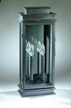 Northeast Lantern 8851-VG-LT2-CLR - Wall Verdi Gris 2 Candelabra Sockets Clear Glass